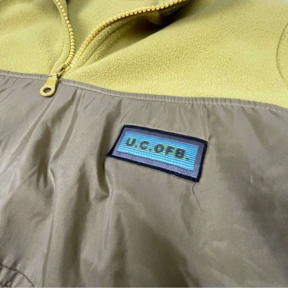 UNITED COLORS OF BENETTON kids wasabi green fleece sweater top, size S - Picture 4 of 14